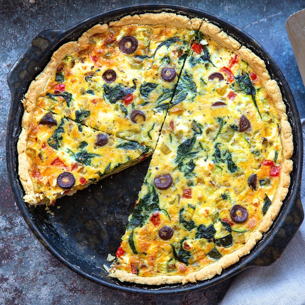 Mediterrane Gemüse-Quiche 