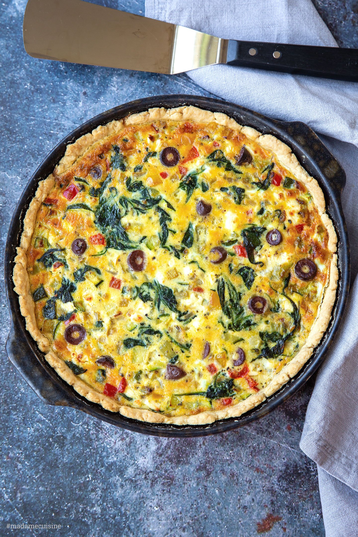 Mediterrane Gemüse-Quiche | Madame Cuisine Rezept