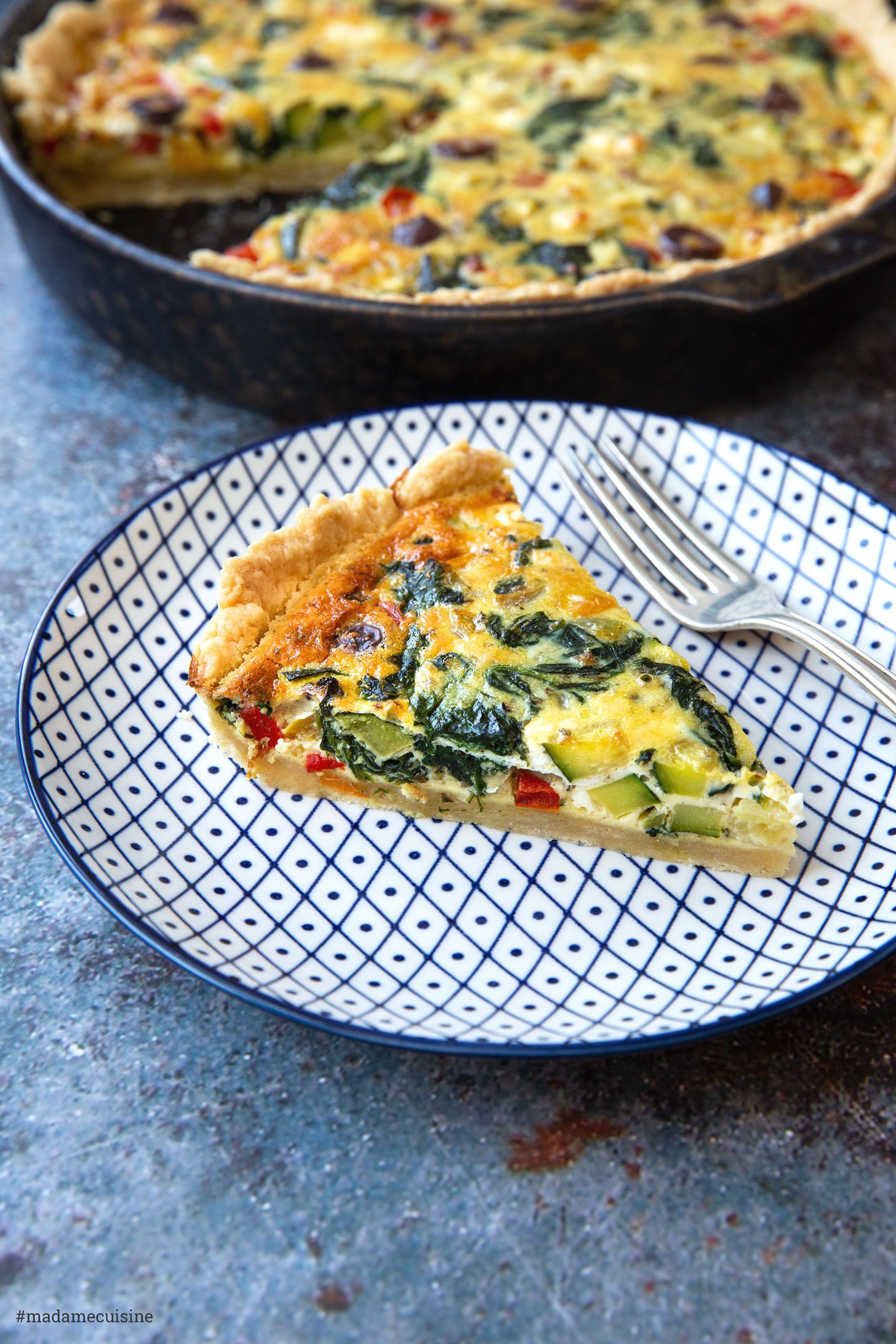 Mediterrane Gemüse-Quiche | Madame Cuisine Rezept