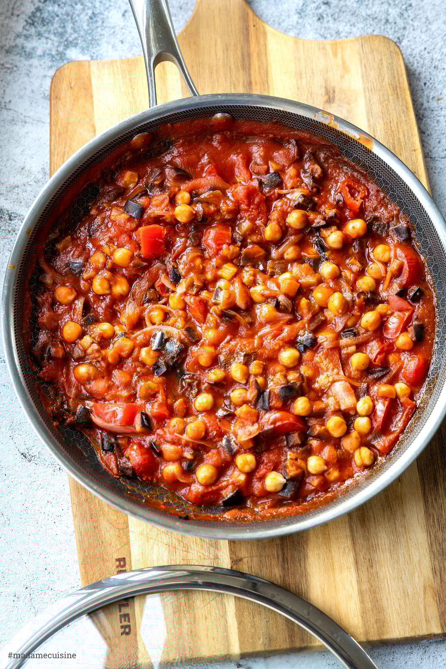 Auberginen-Tomaten-Pfanne | Madame Cuisine Rezept