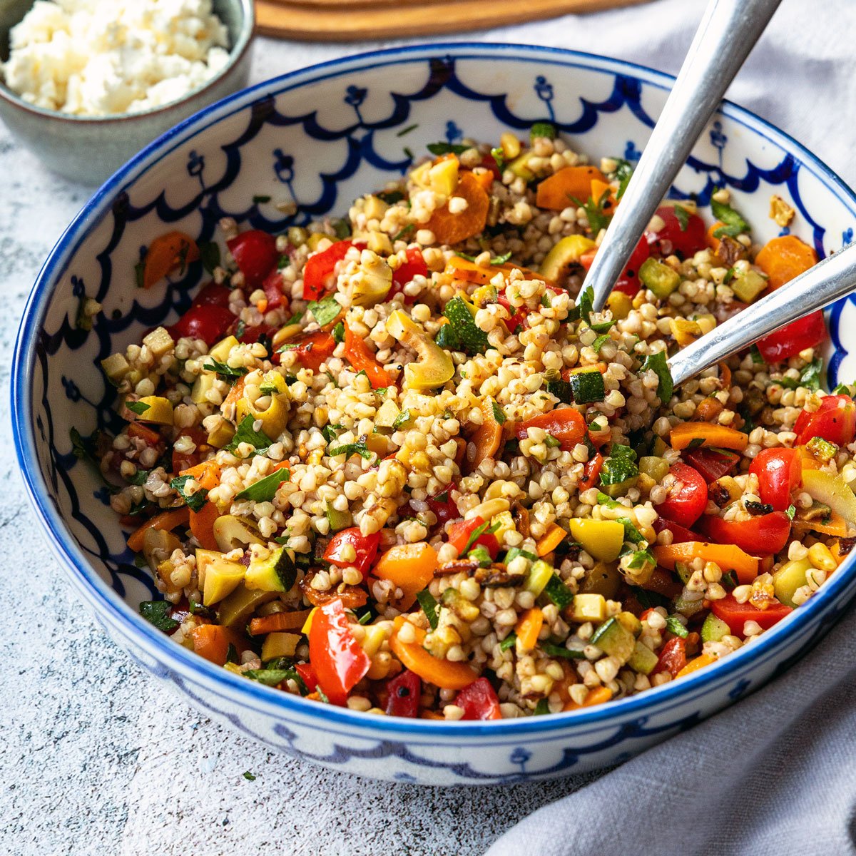 Mediterraner Buchweizensalat 