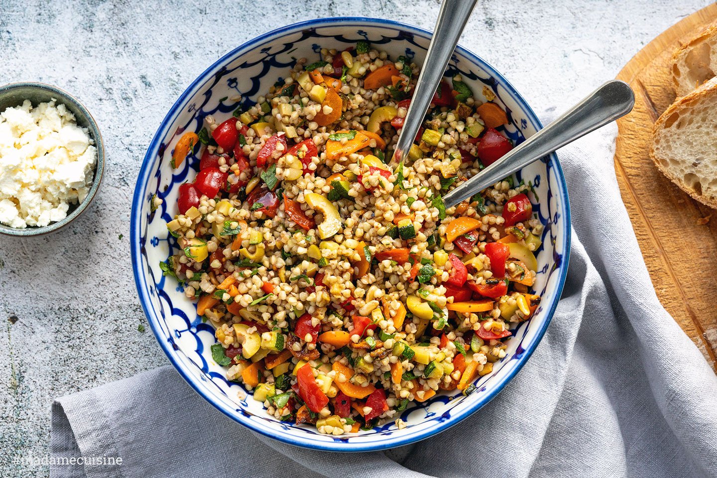 Mediterraner Buchweizensalat | Madame Cuisine Rezept