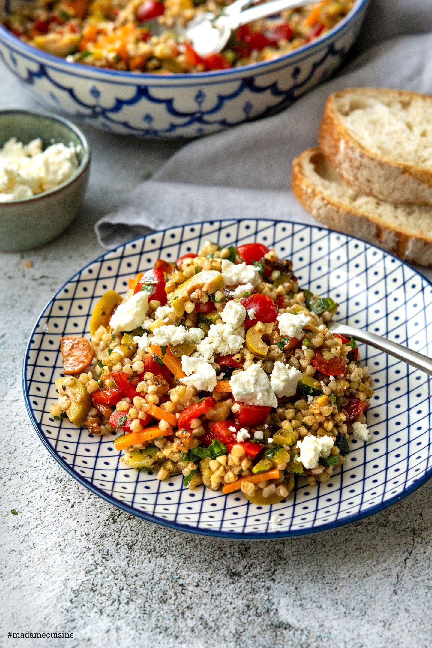 Mediterraner Buchweizensalat | Madame Cuisine Rezept