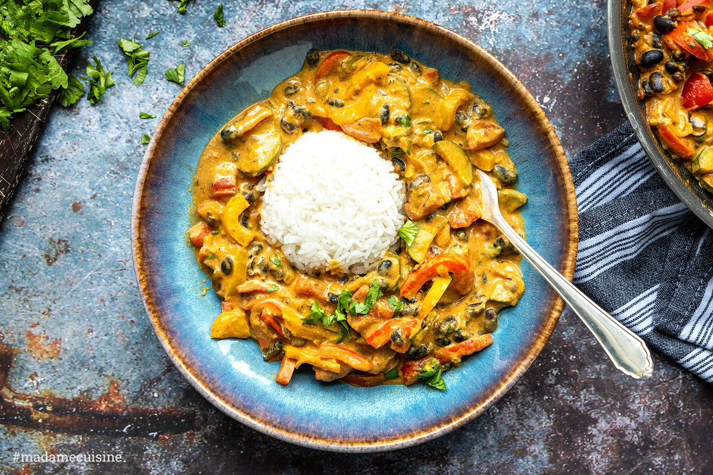 Gemüse-Curry mit schwarzen Bohnen | Madame Cuisine Rezept
