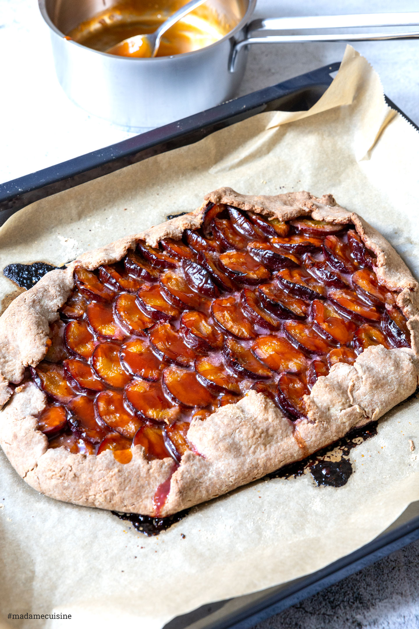 Rustikale Zwetschgen-Tarte | Madame Cuisine Rezept