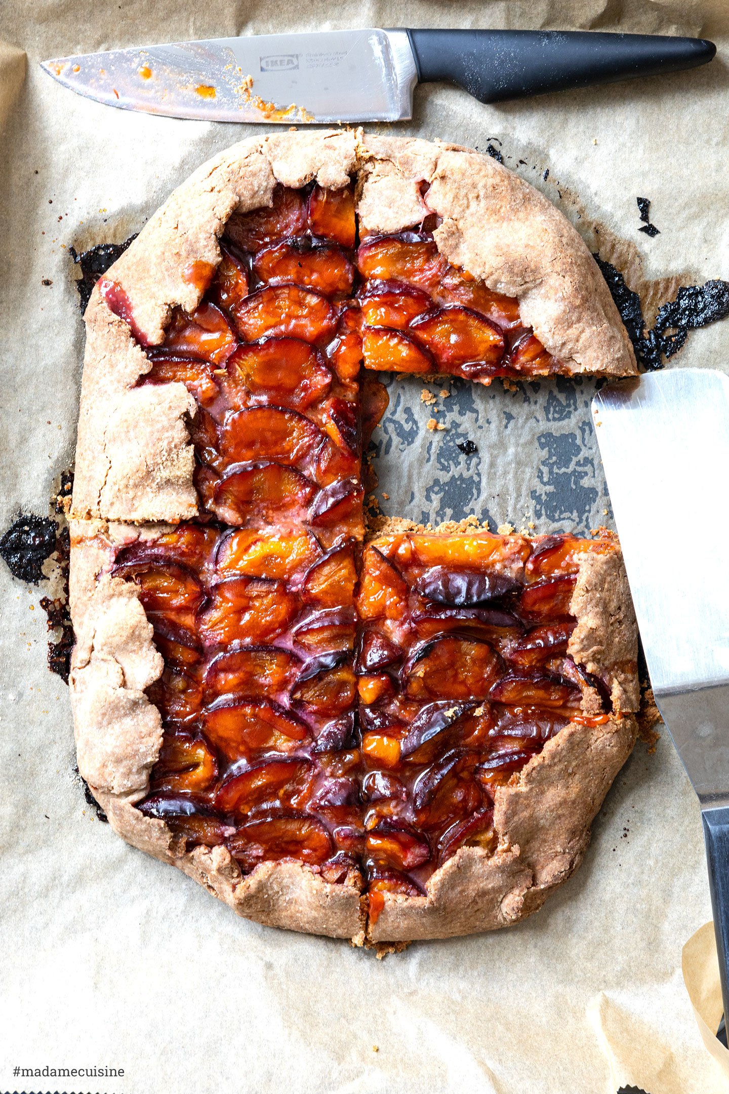 Rustikale Zwetschgen-Tarte | Madame Cuisine Rezept