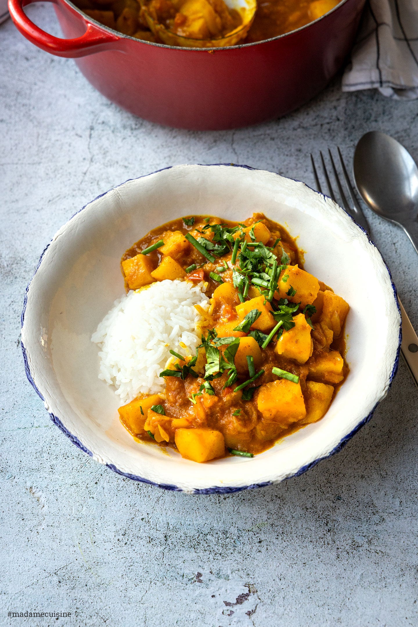 Persisches Kartoffel-Curry