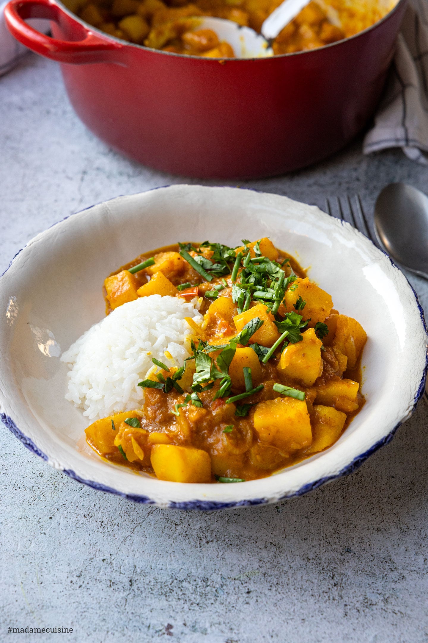 Persisches Kartoffel-Curry