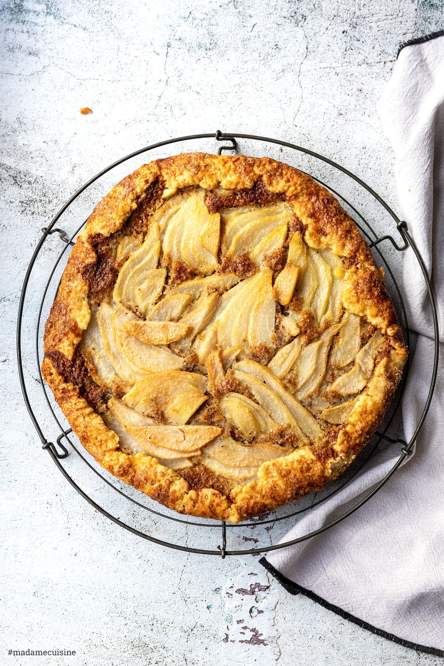 Birnen-Galette mit Vanilleeis | Madame Cuisine Rezept