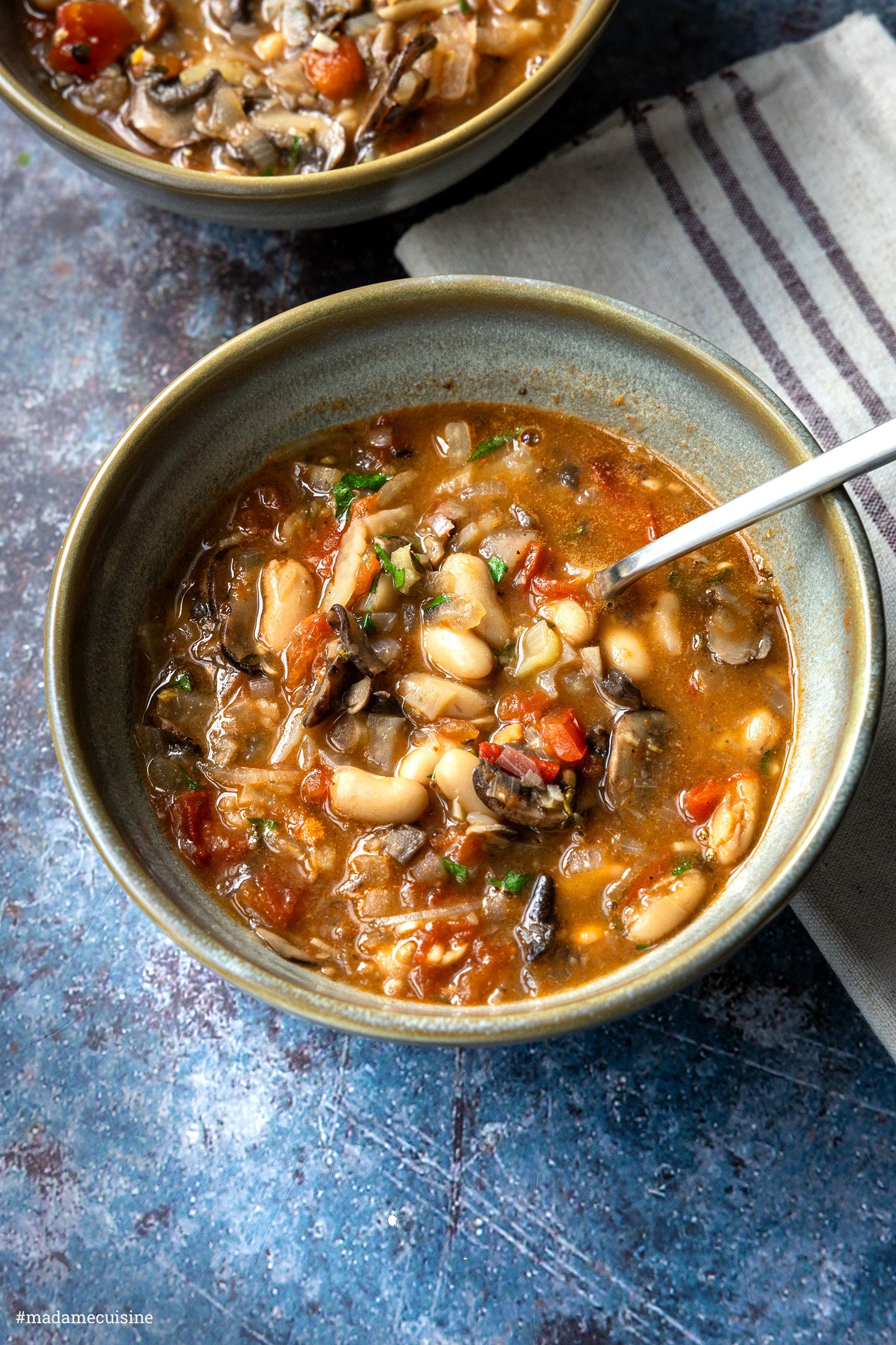 Weiße-Bohnen-Eintopf mit Pilzen | Madame Cuisine Rezept