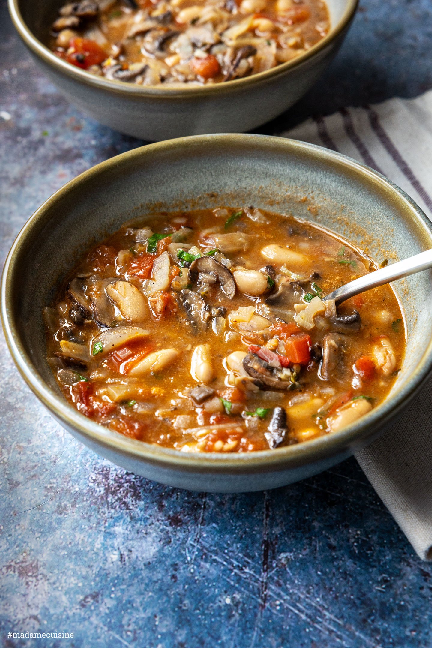 Weiße-Bohnen-Eintopf mit Pilzen | Madame Cuisine Rezept