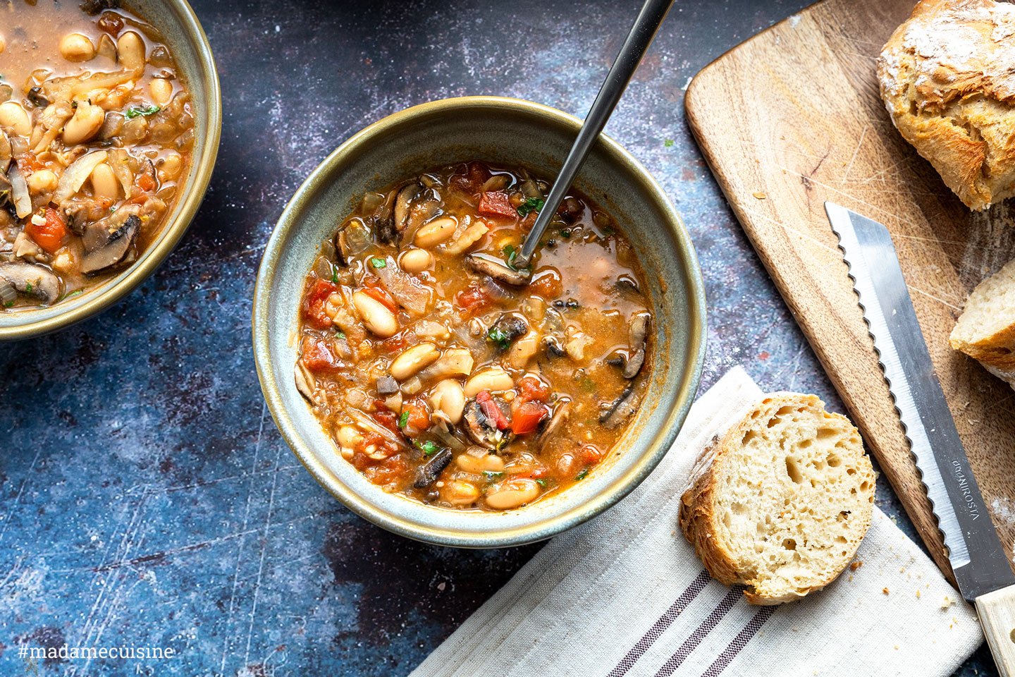 Weiße-Bohnen-Eintopf mit Pilzen | Madame Cuisine Rezept