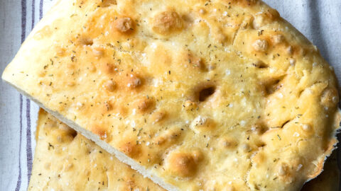 Einfache saftige Focaccia