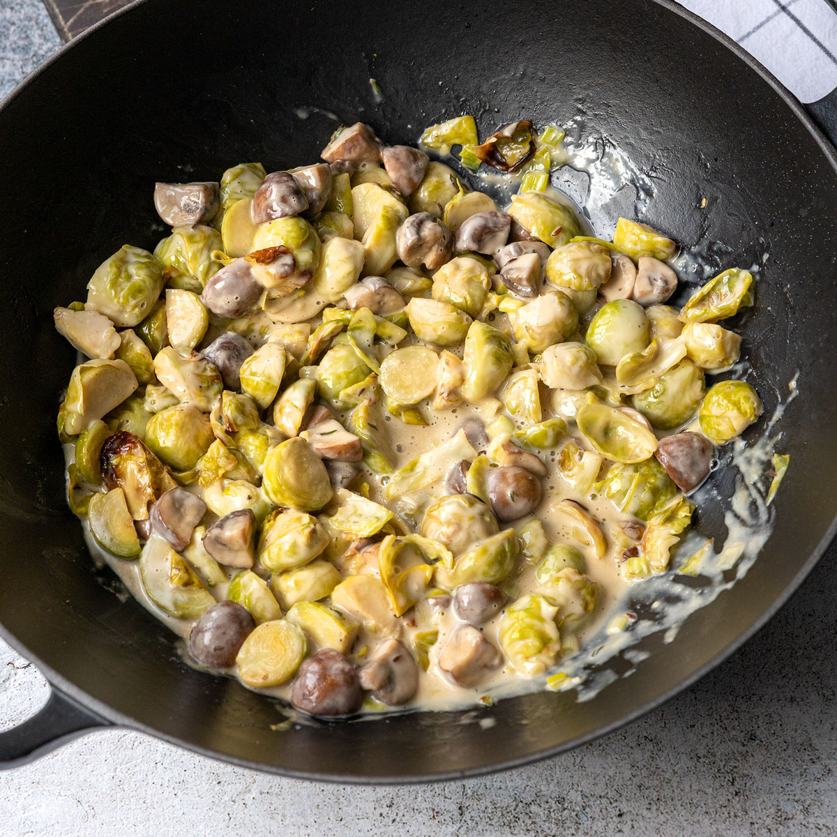 Rosenkohl-Pilz-Pfanne 