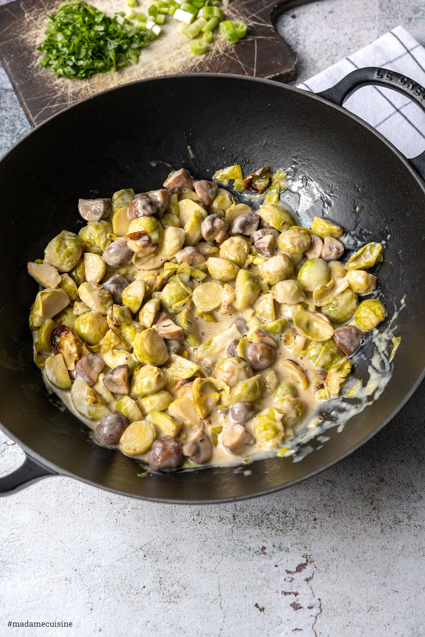 Rosenkohl-Pilz-Pfanne