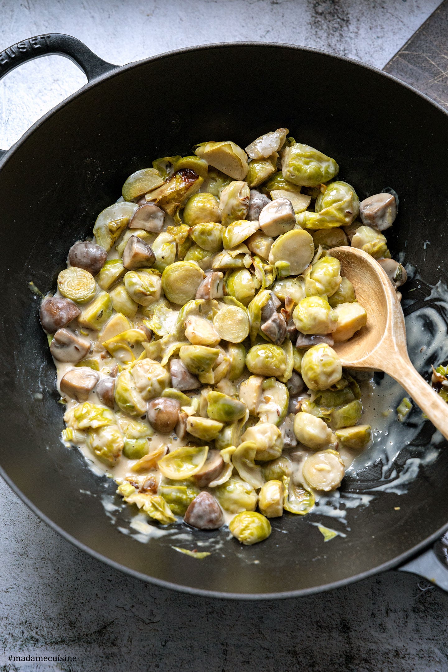 Rosenkohl-Pilz-Pfanne