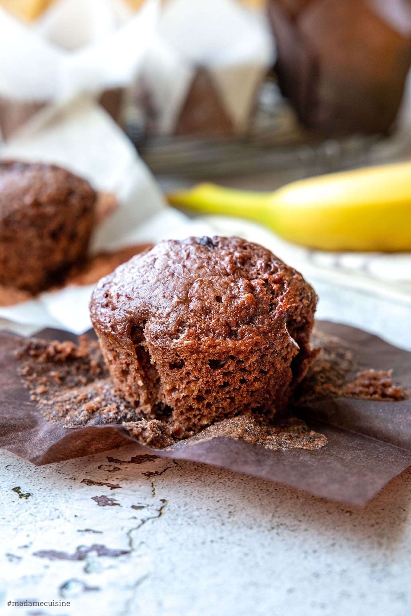 Schoko-Bananen-Muffins