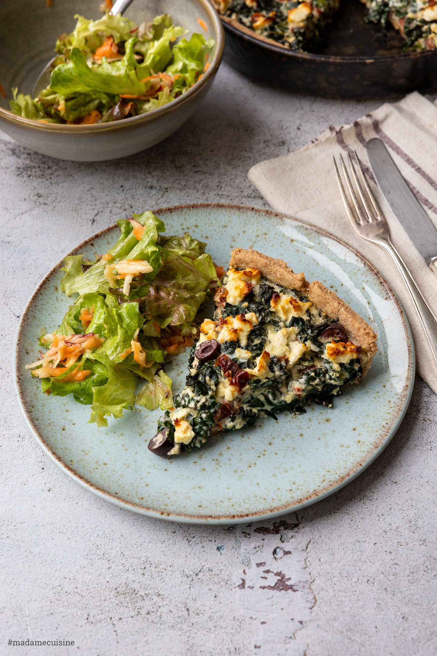 Dazu ein knackiger Salat