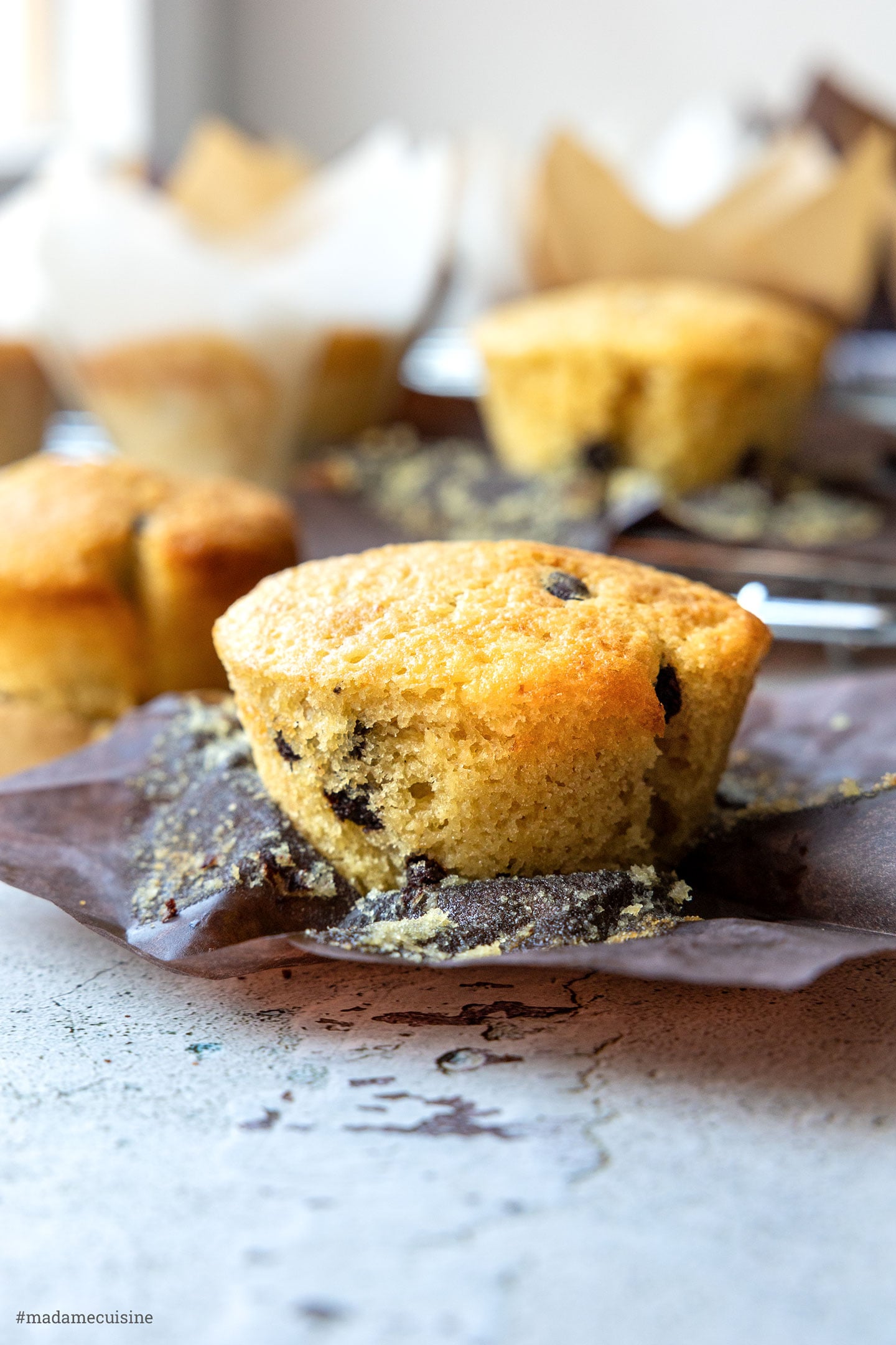 Vanille-Muffins mit Schokotropfen | Madame Cuisine Rezept