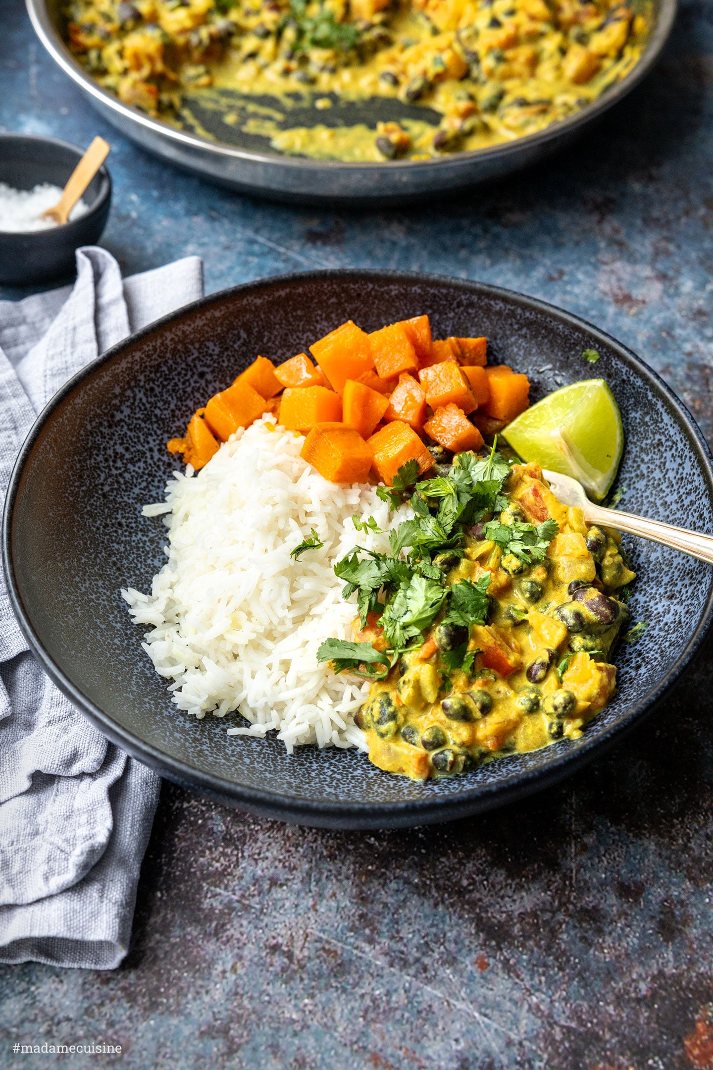Schwarze-Bohnen-Curry