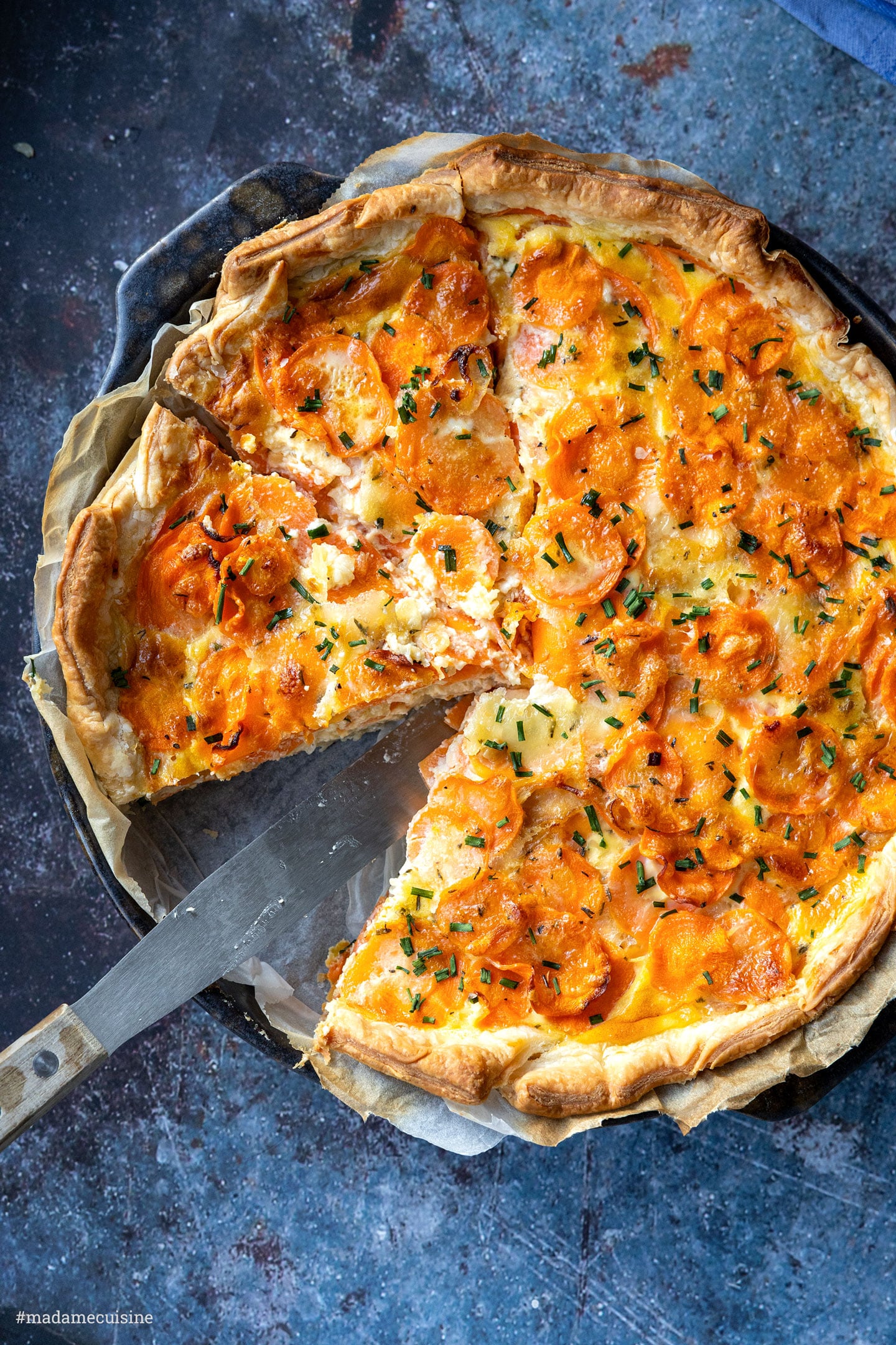 Karotten-Quiche | Madame Cuisine Rezept