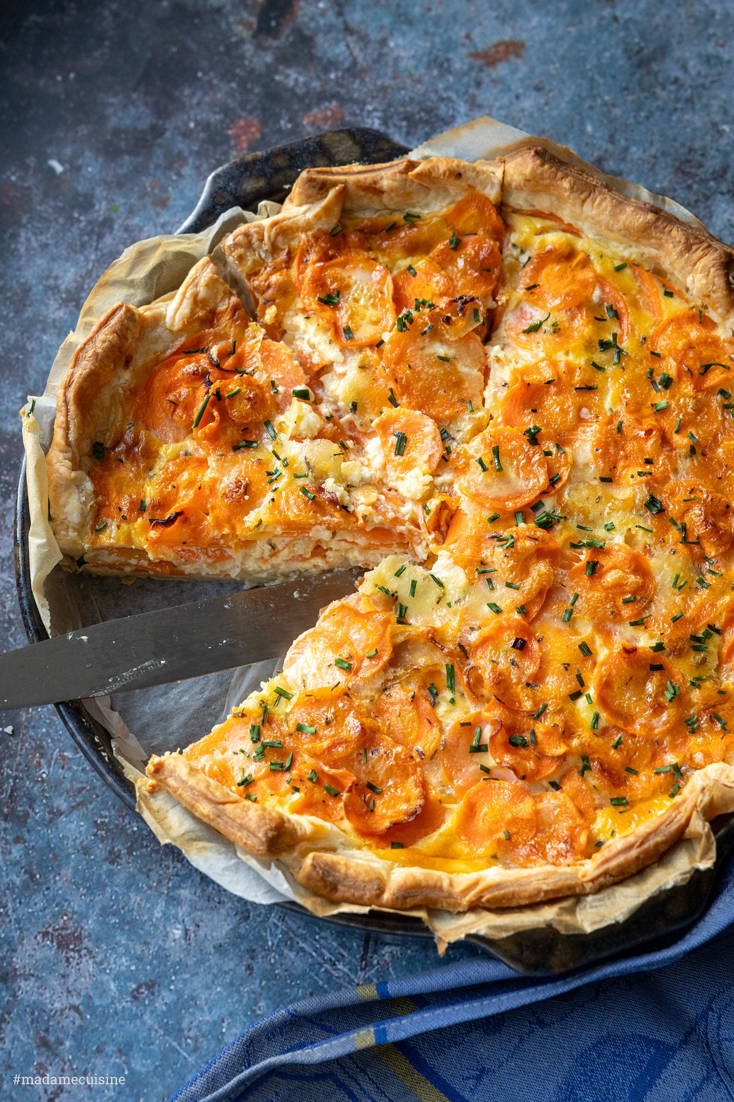 Karotten-Quiche | Madame Cuisine Rezept