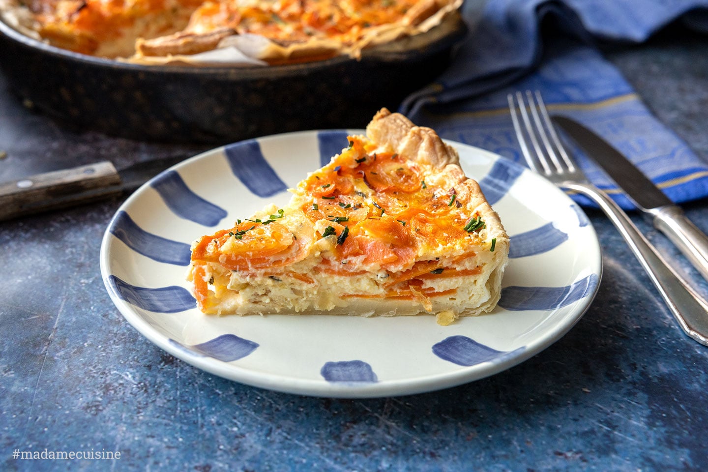 Karotten-Quiche | Madame Cuisine Rezept
