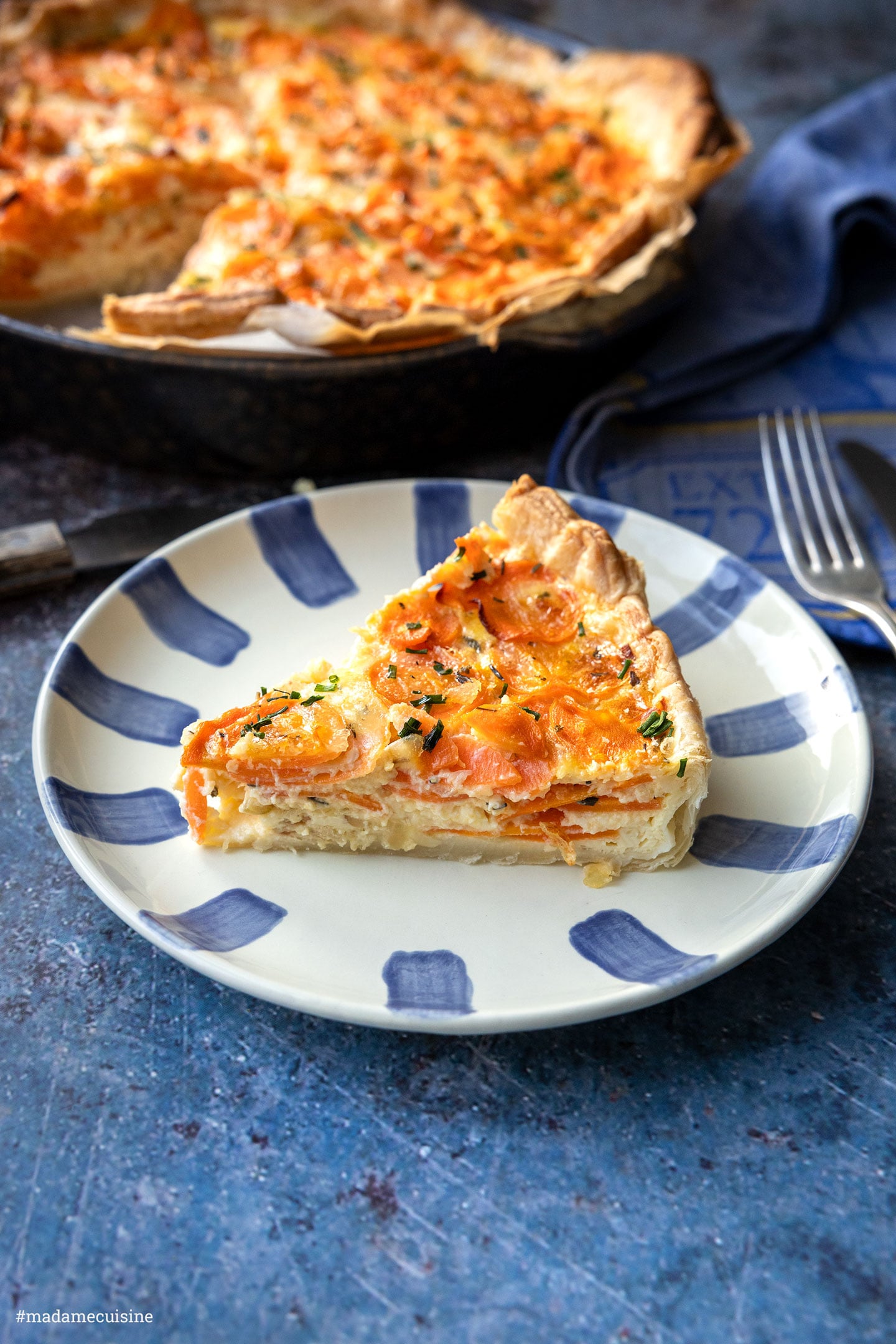 Karotten-Quiche | Madame Cuisine Rezept