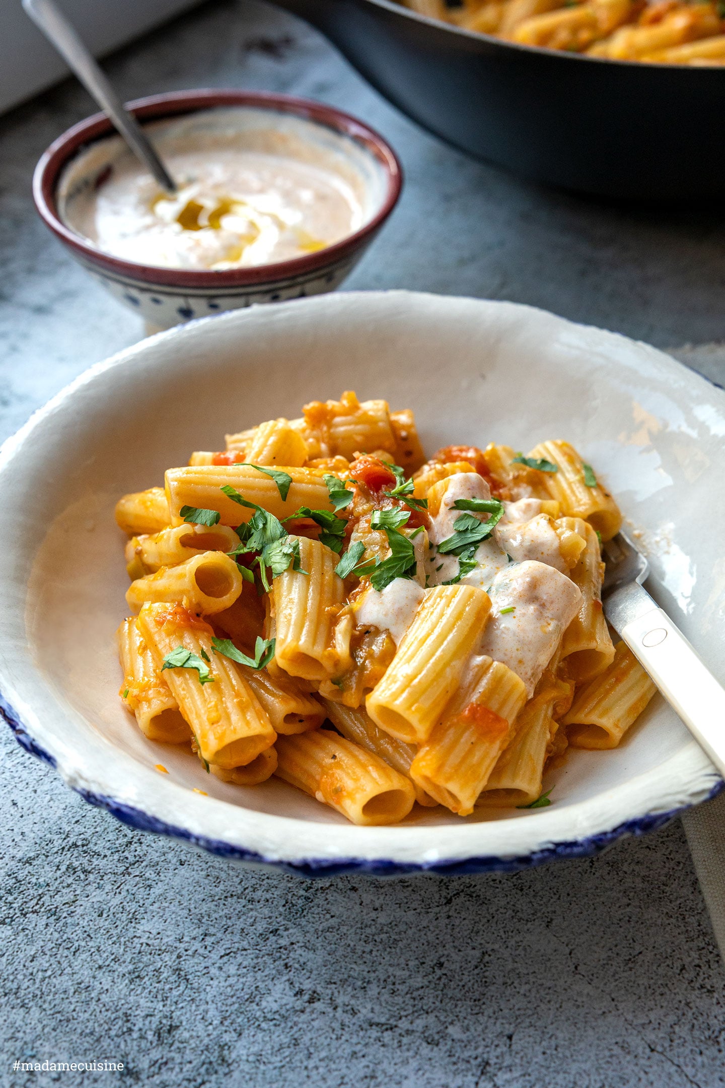 Lauch-Tomaten Pasta