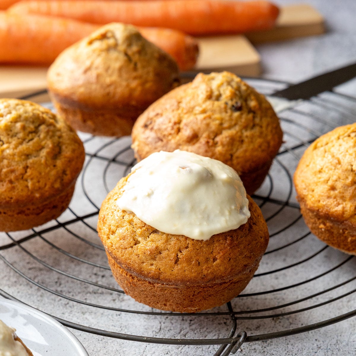 Saftige Rübli-Muffins (Karotten-Muffins) – perfekt für Ostern