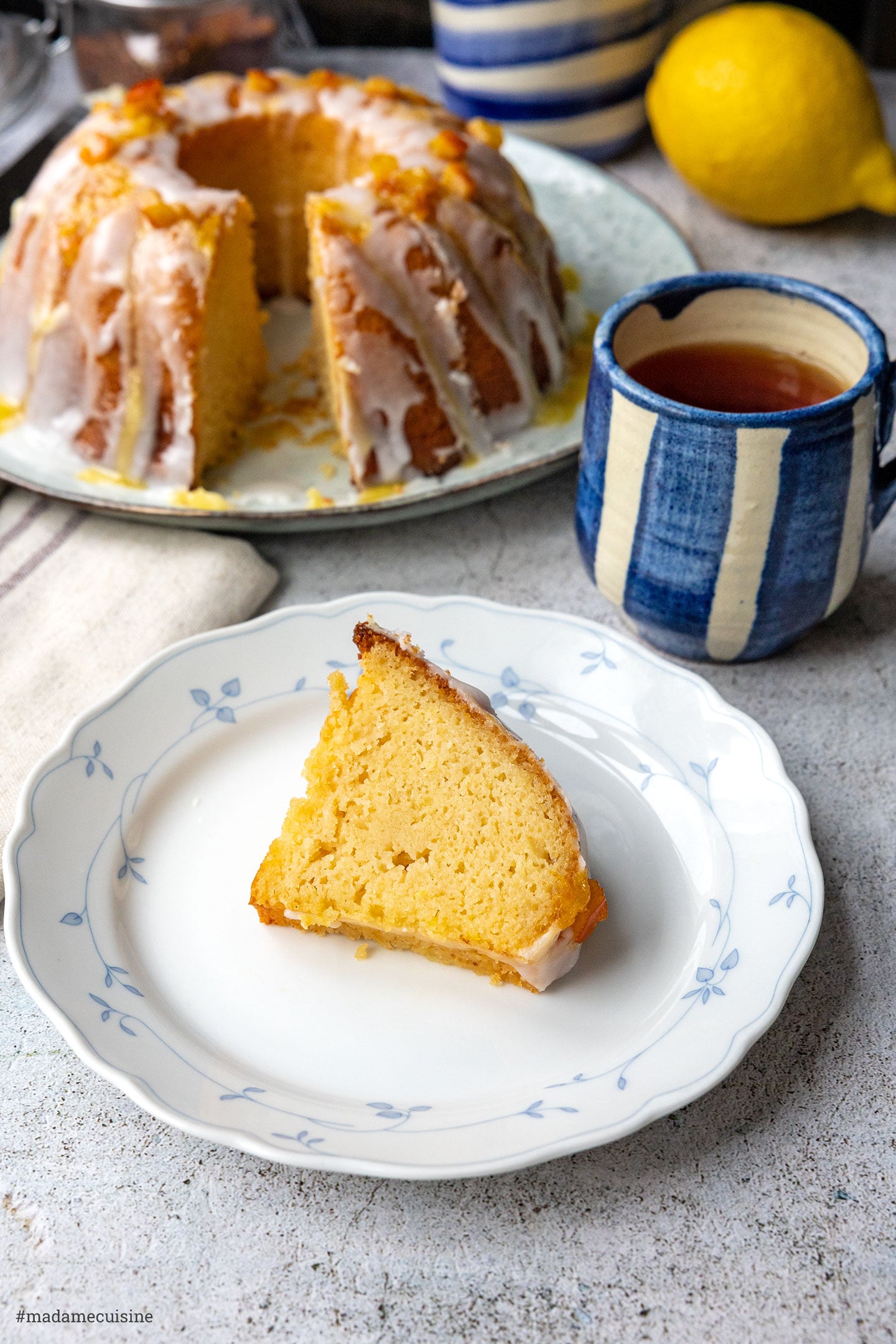 Zitronen-Ricotta-Kuchen