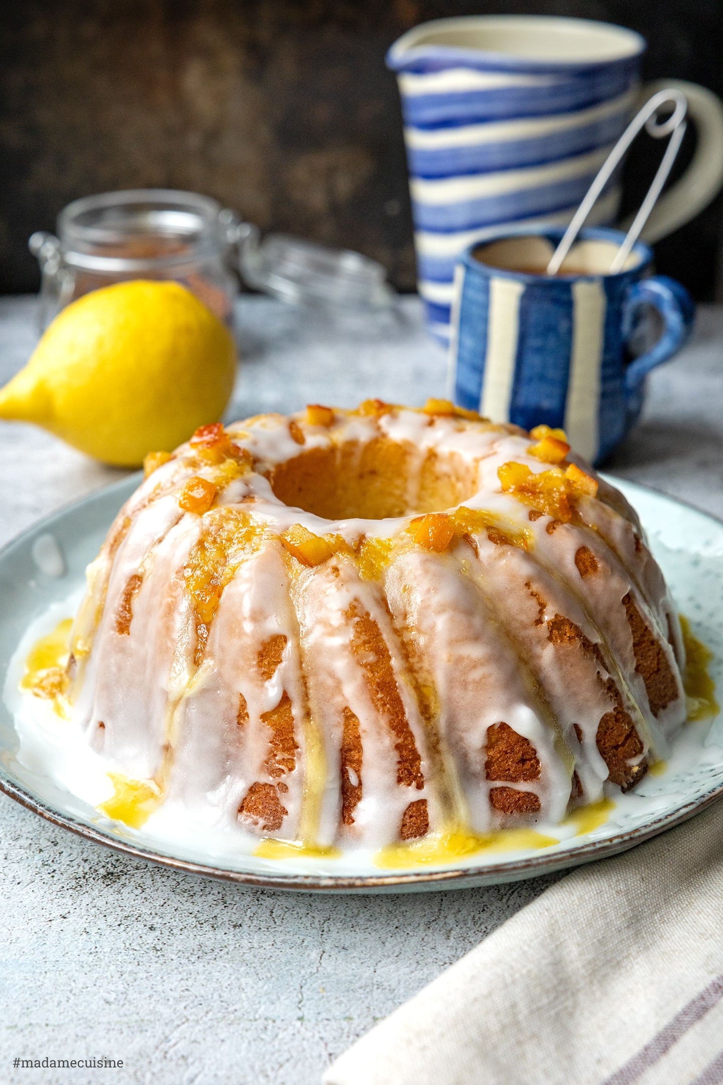 Zitronen-Ricotta-Kuchen