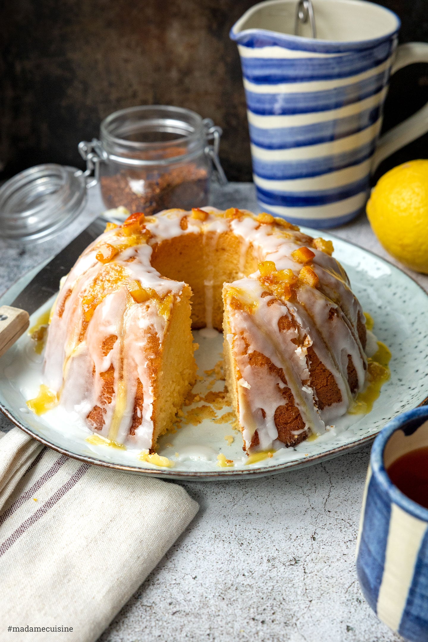 Zitronen-Ricotta-Kuchen
