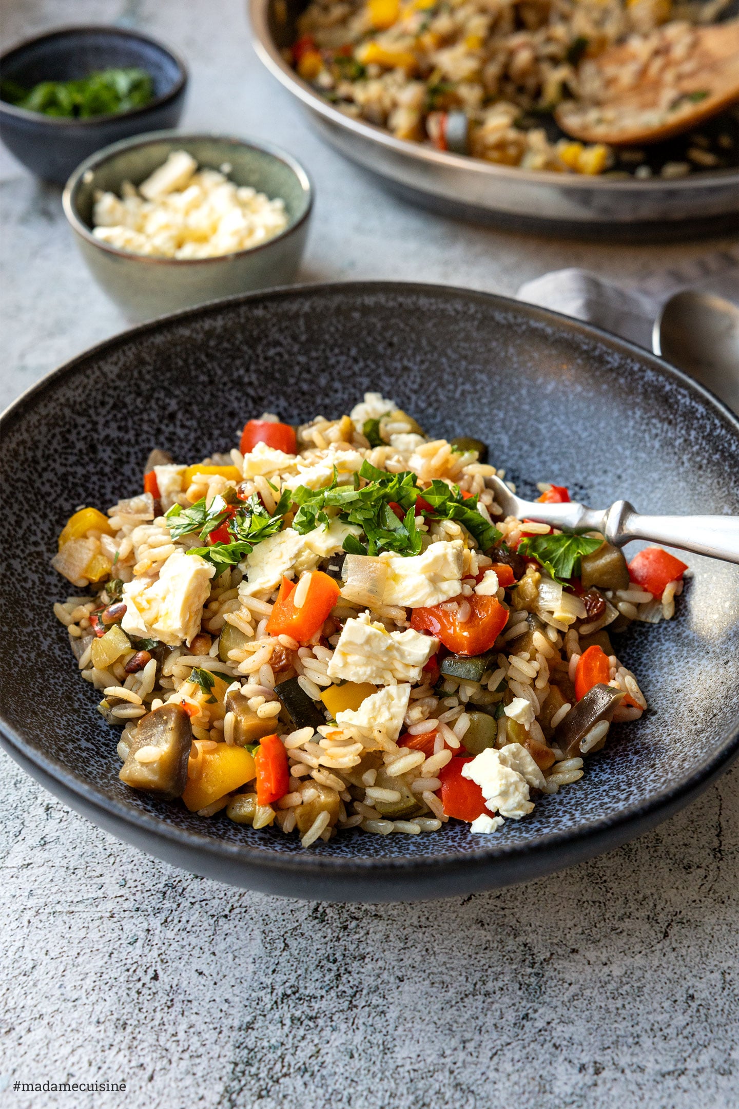 leichtes vegetarisches Gericht