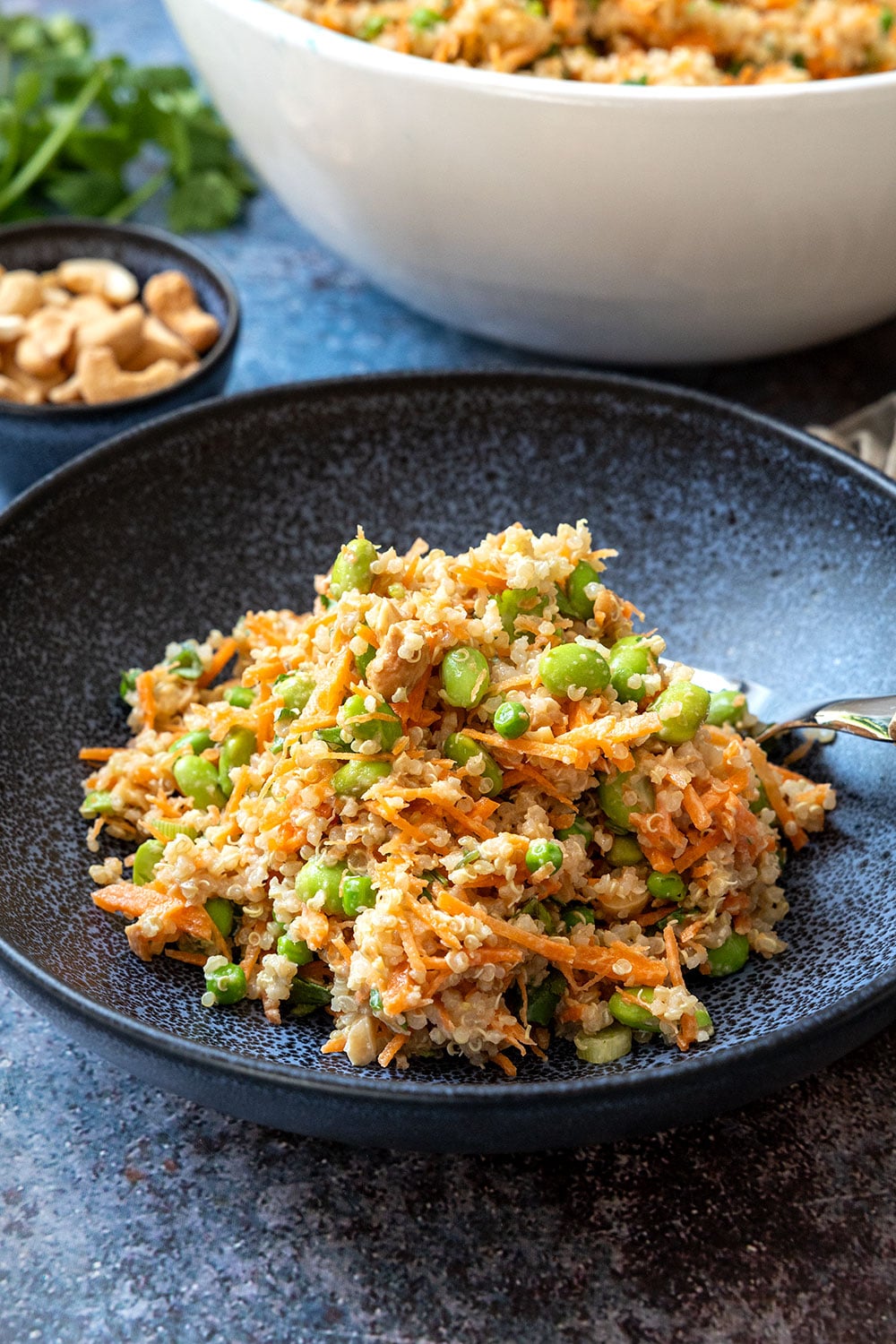 Edamame-Quinoa-Salat