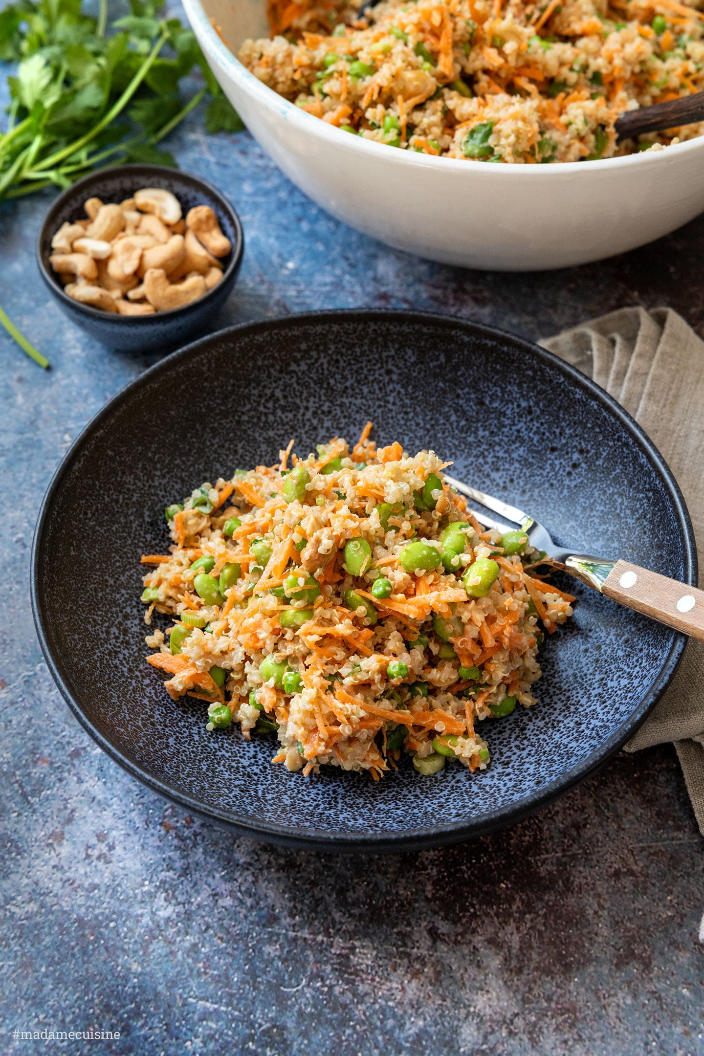Edamame-Quinoa-Salat