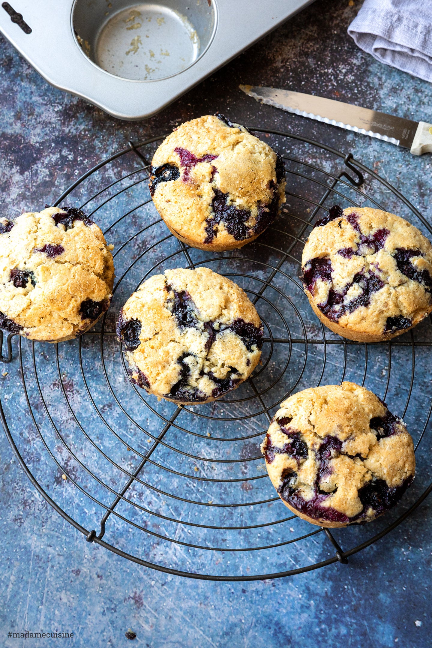 Vegane Blaubeer-Muffins