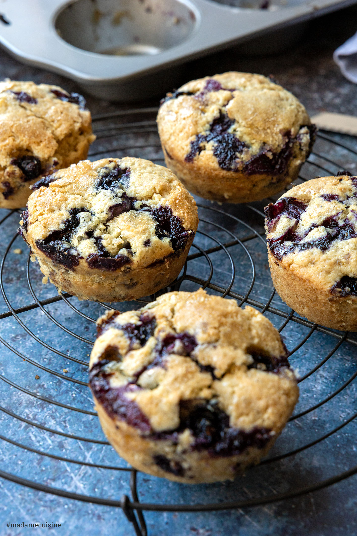 Vegane Blaubeer-Muffins